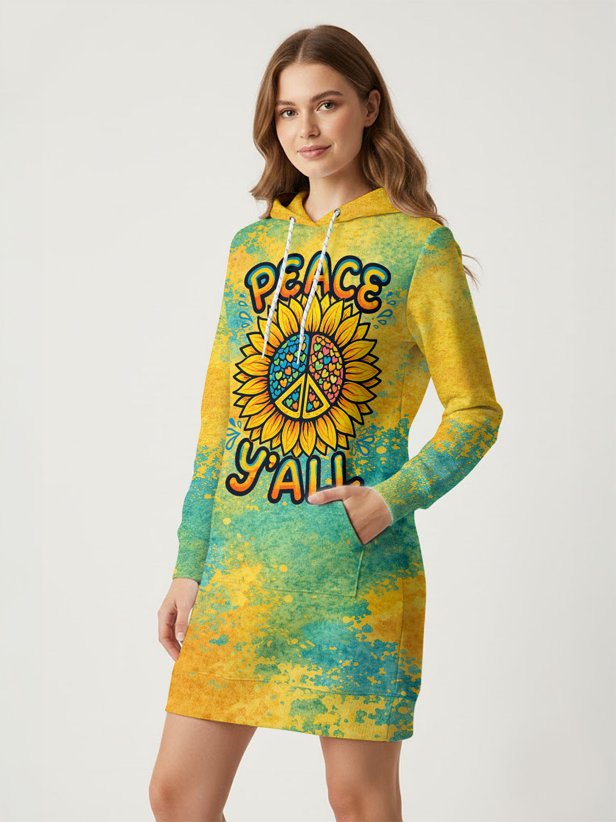 "Howdy" Hoodie Dress