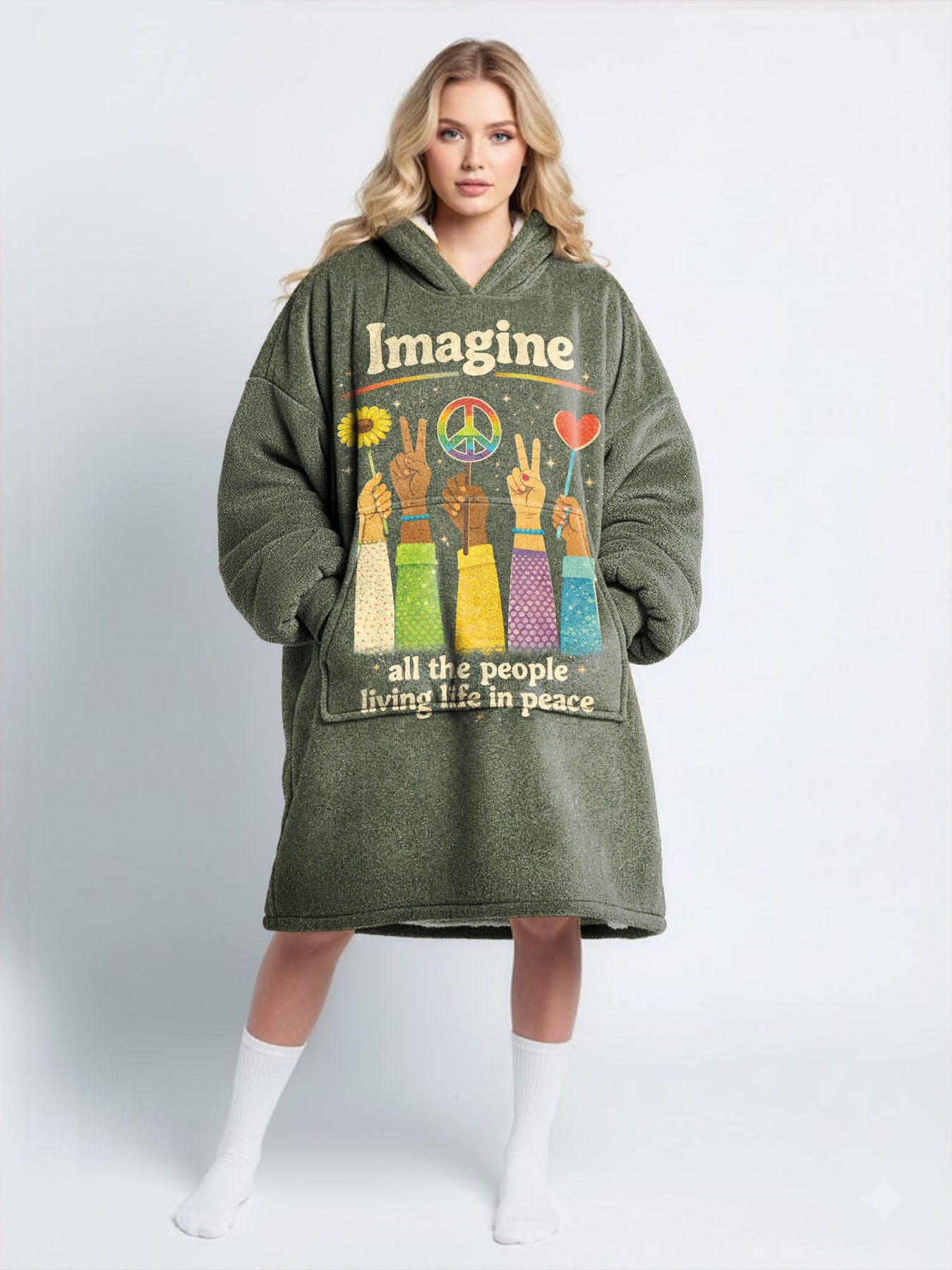 "Fork" Blanket Hoodie