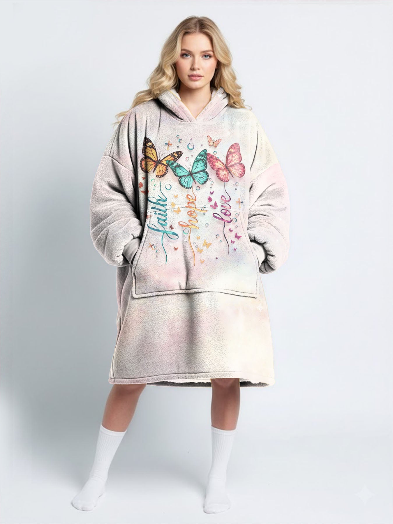 "Flutter" Blanket Hoodie