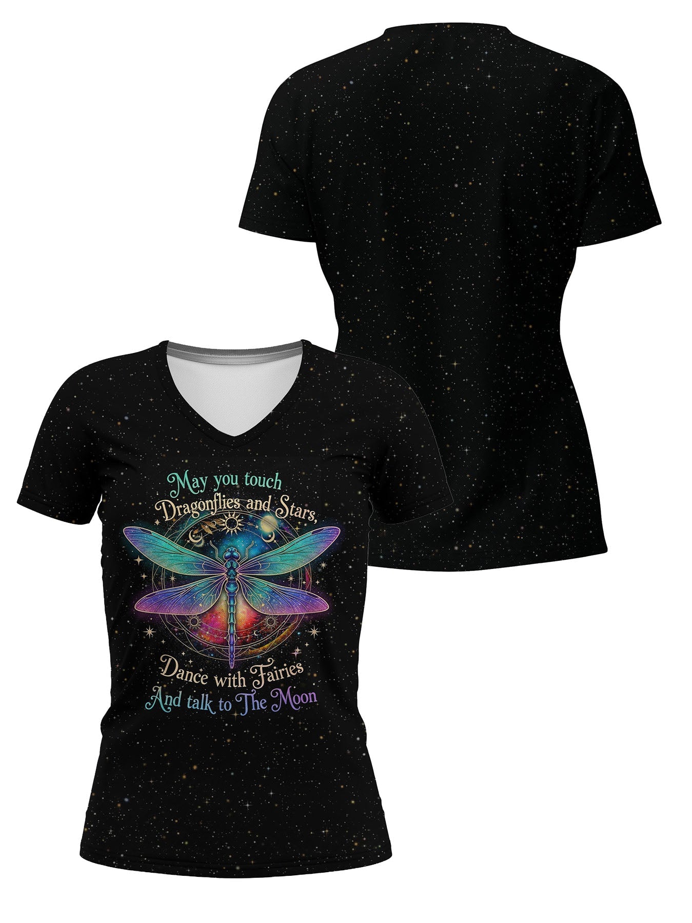 "Ether" V-Neck T-Shirt