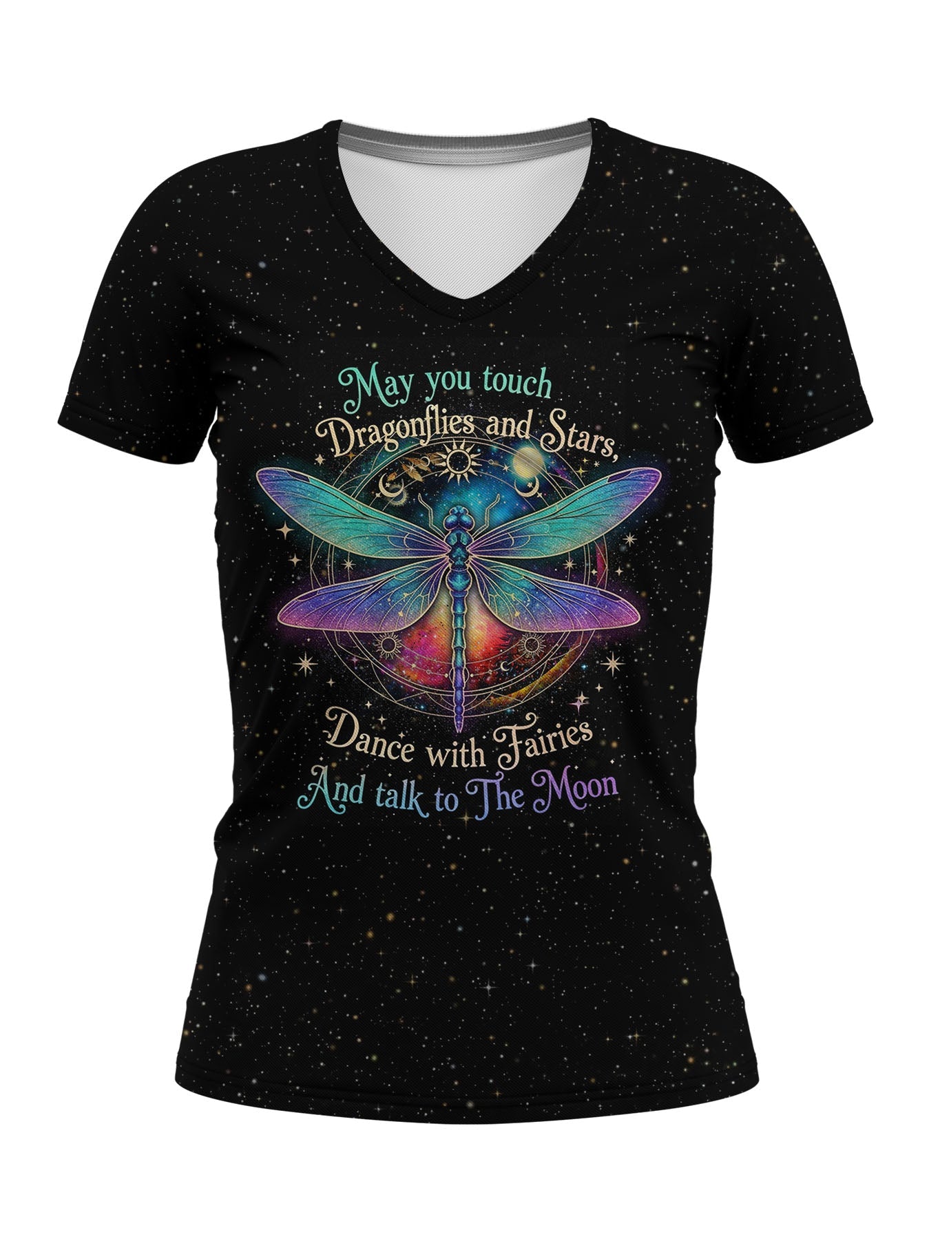 "Ether" V-Neck T-Shirt