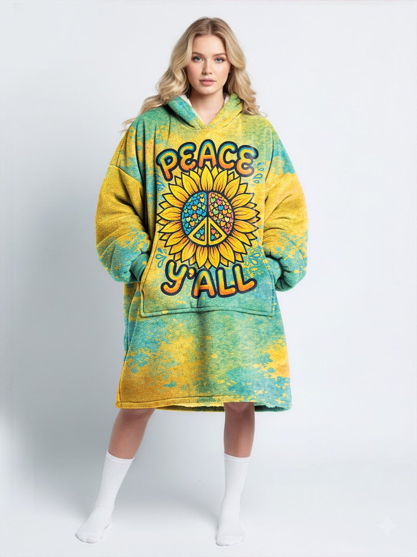 "Howdy" Blanket Hoodie