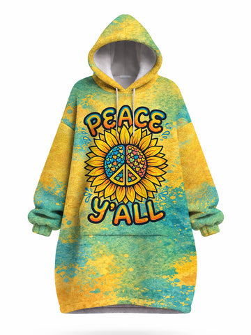 "Howdy" Blanket Hoodie