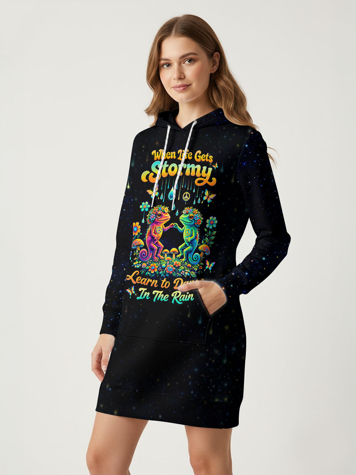 "Stomp" Hoodie Dress