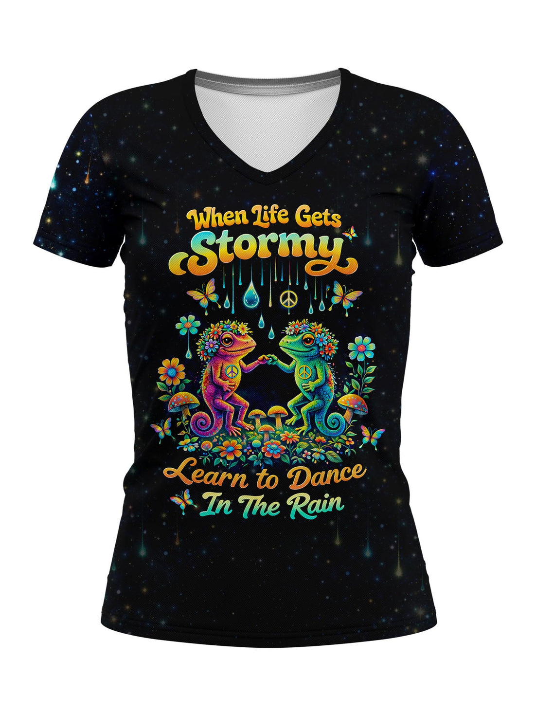 "Stomp" V-Neck T-Shirt