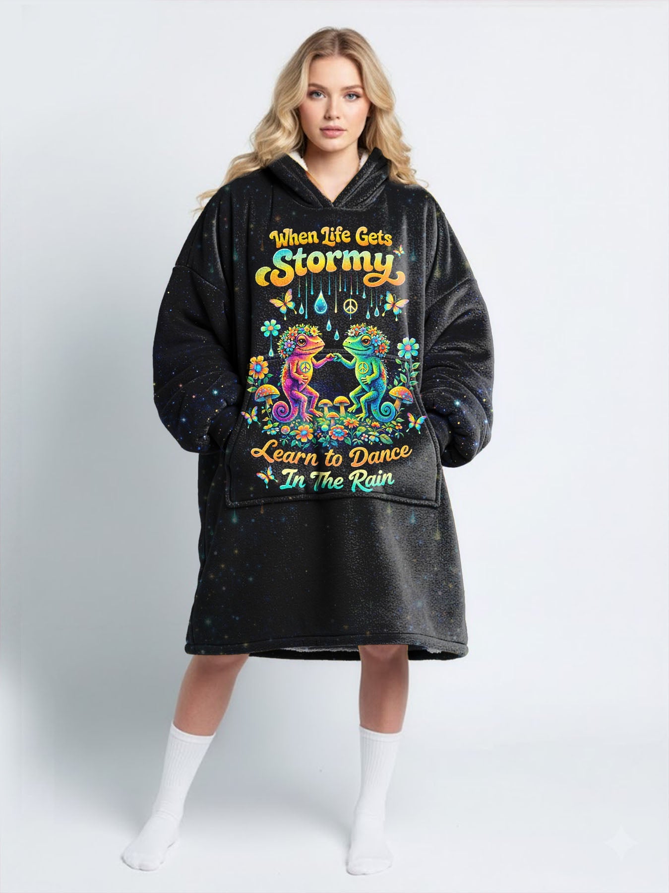 "Stomp" Blanket Hoodie