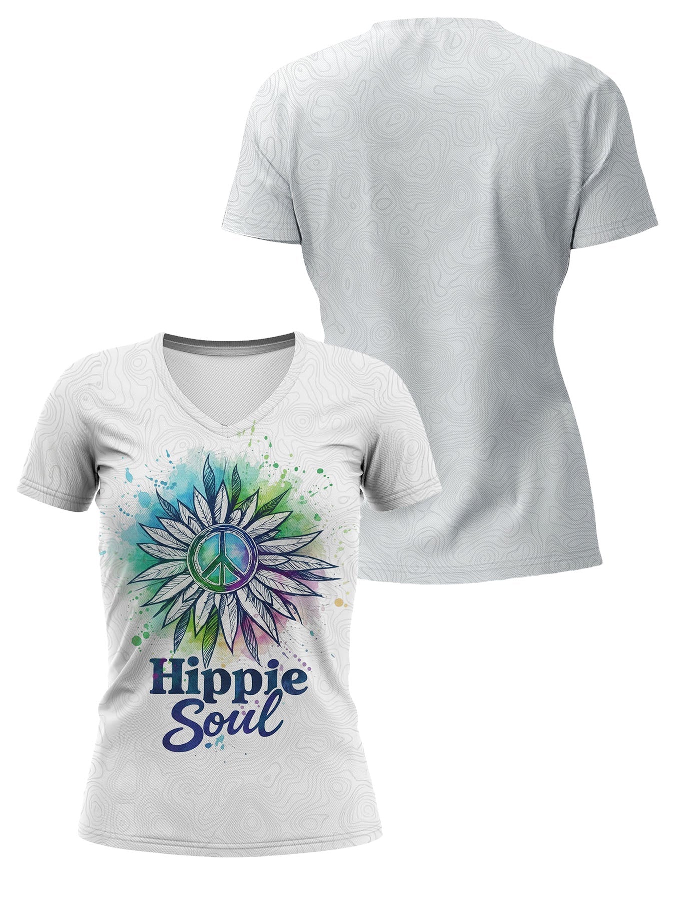 "Bloom" V-Neck T-Shirt