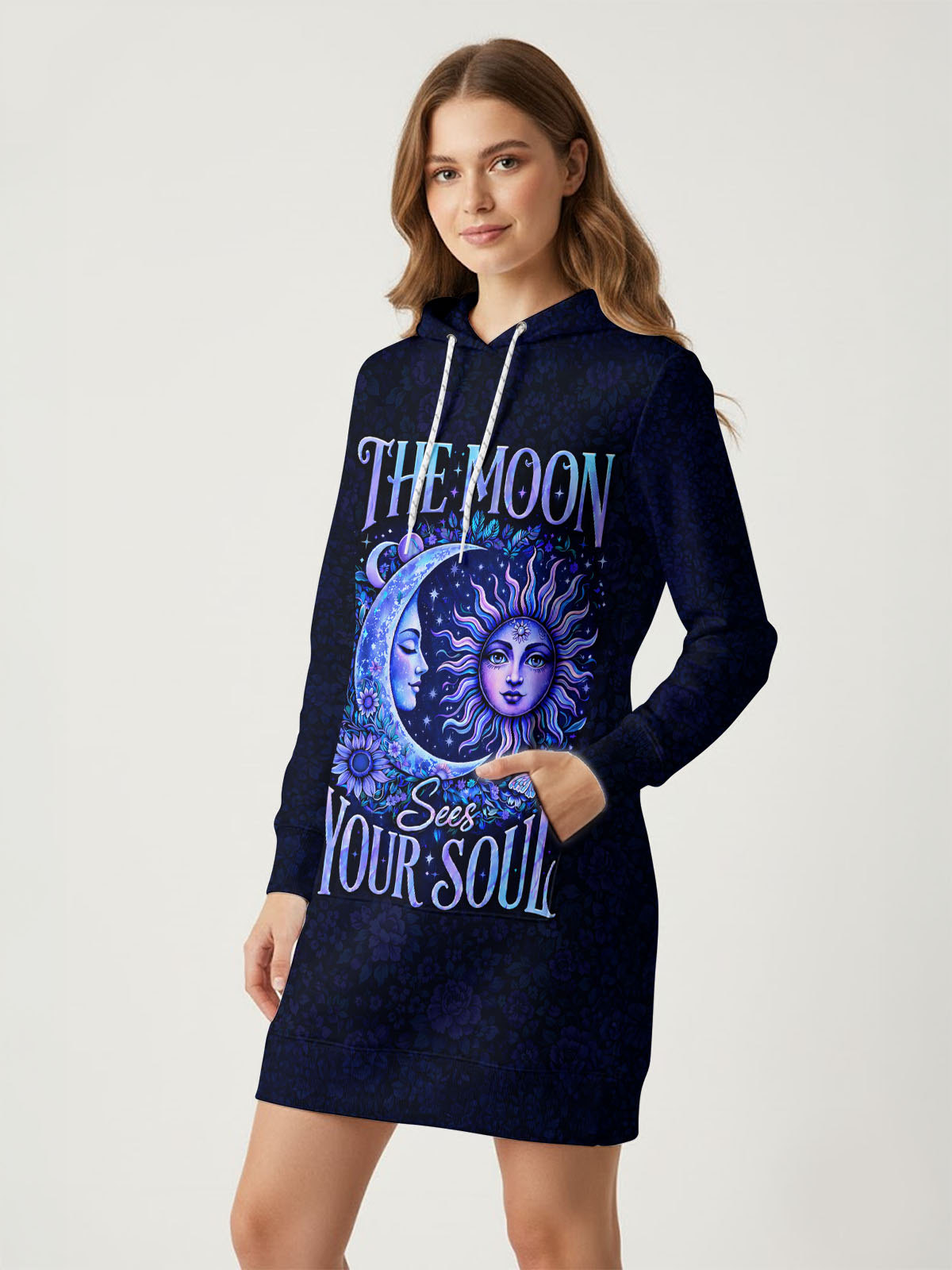 "Gaze" Hoodie Dress