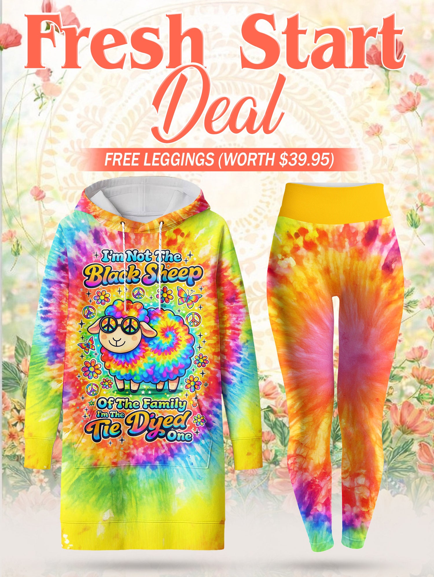 "Baaad" Hoodie Dress & Leggings Deal