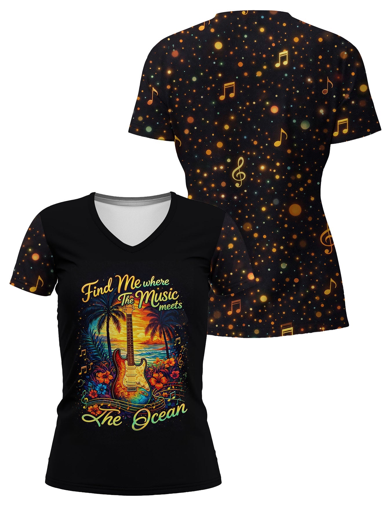 "Sway" V-Neck T-Shirt