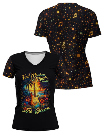 "Sway" V-Neck T-Shirt