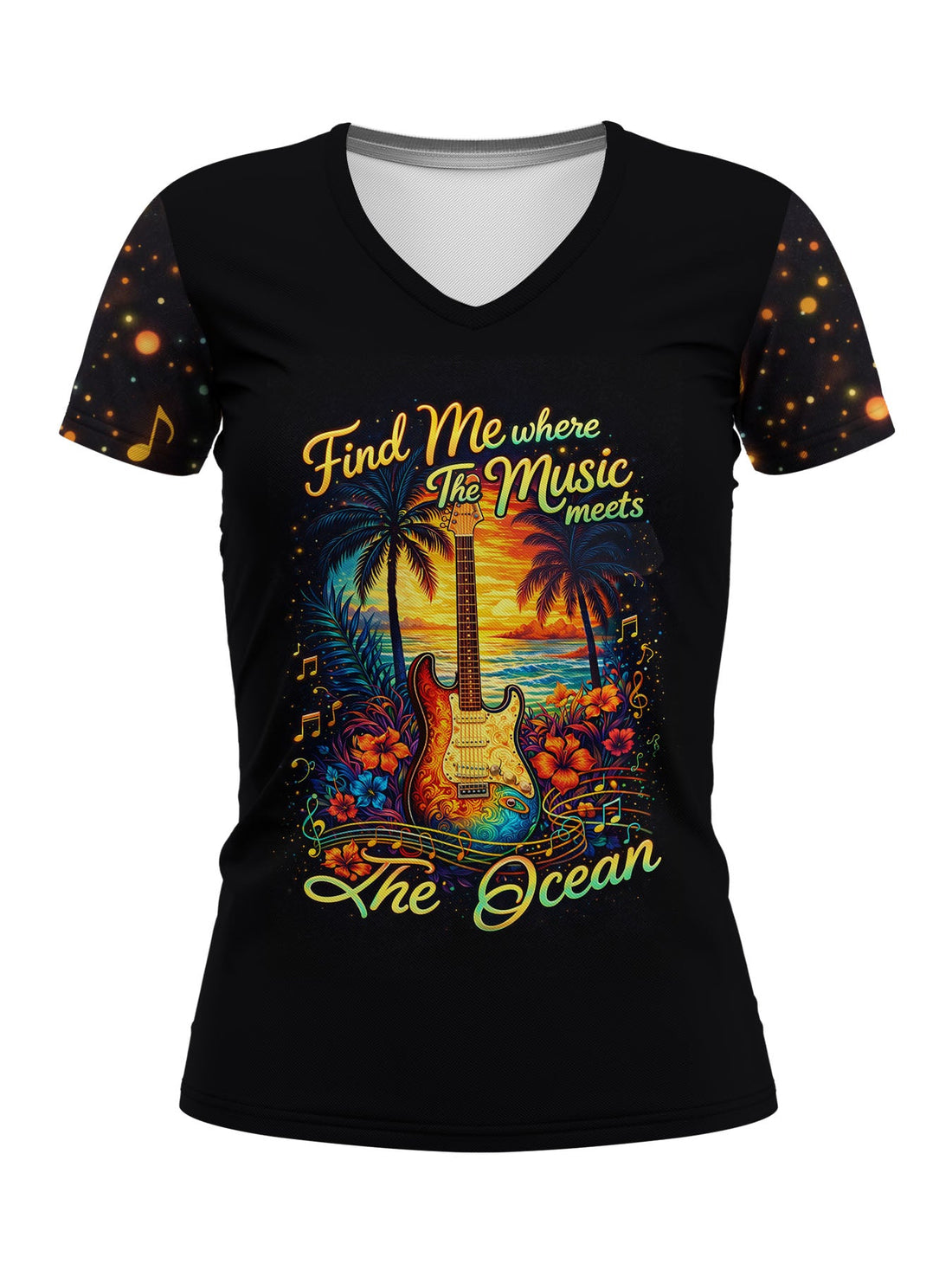 "Sway" V-Neck T-Shirt