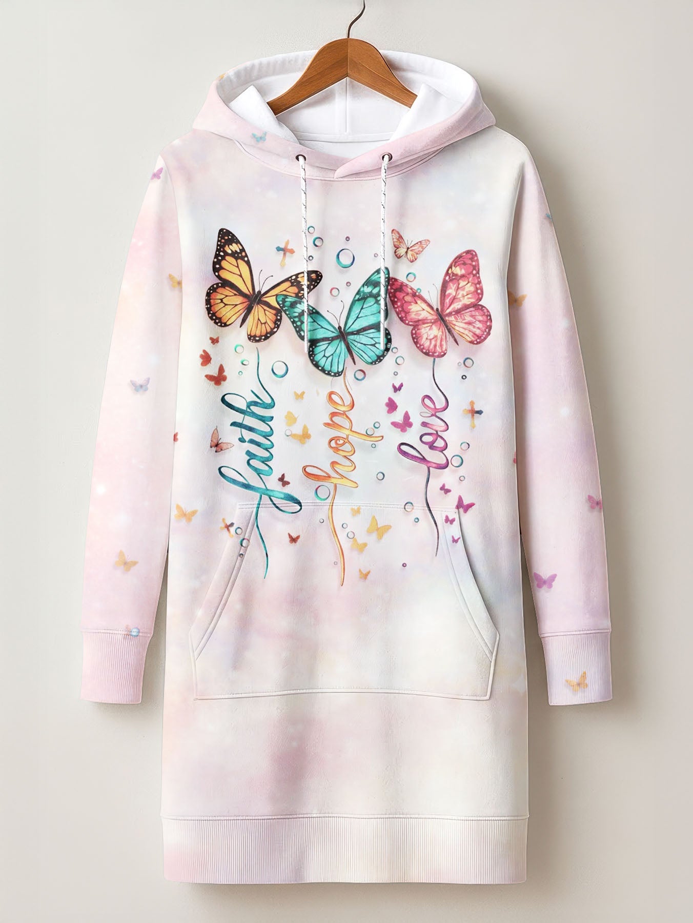 "Flutter" Hoodie Dress