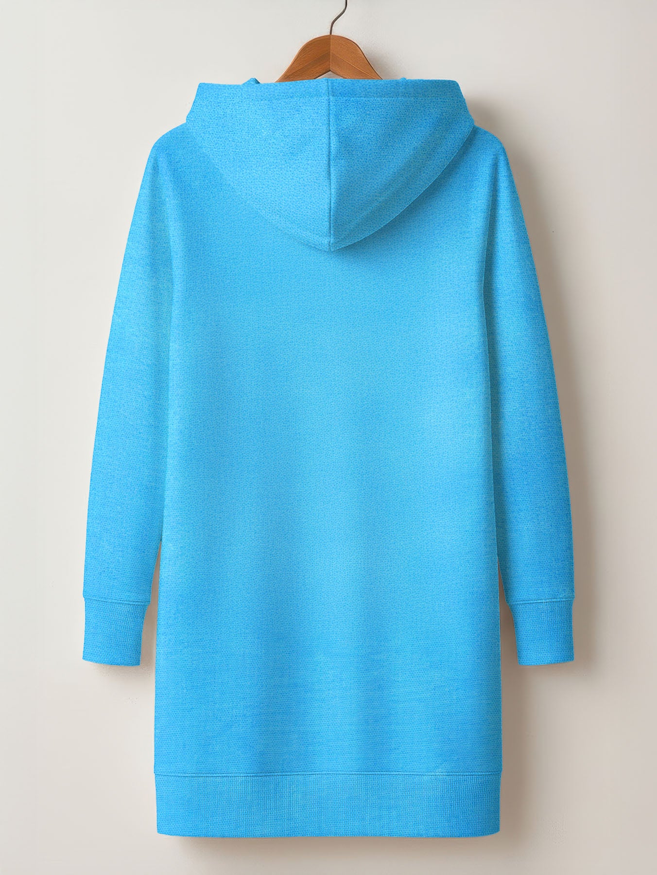 Turquoise "Moxie" Hoodie Dress