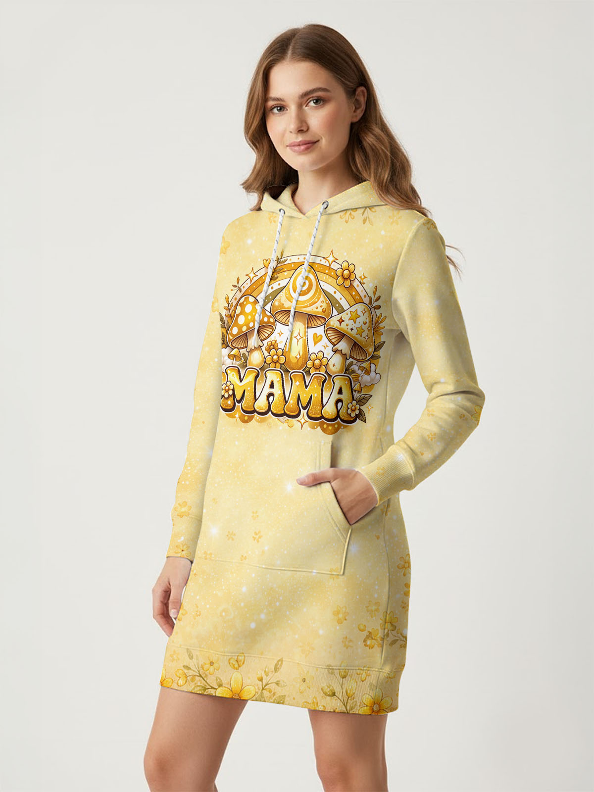 "Hunny" Hoodie Dress