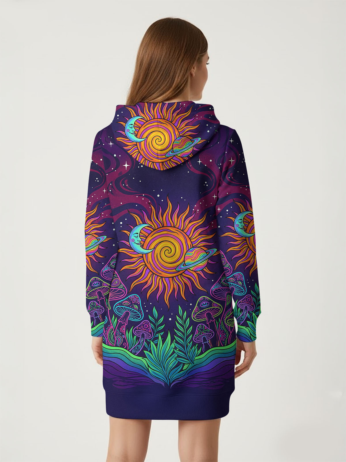 "Trance" Hoodie Dress