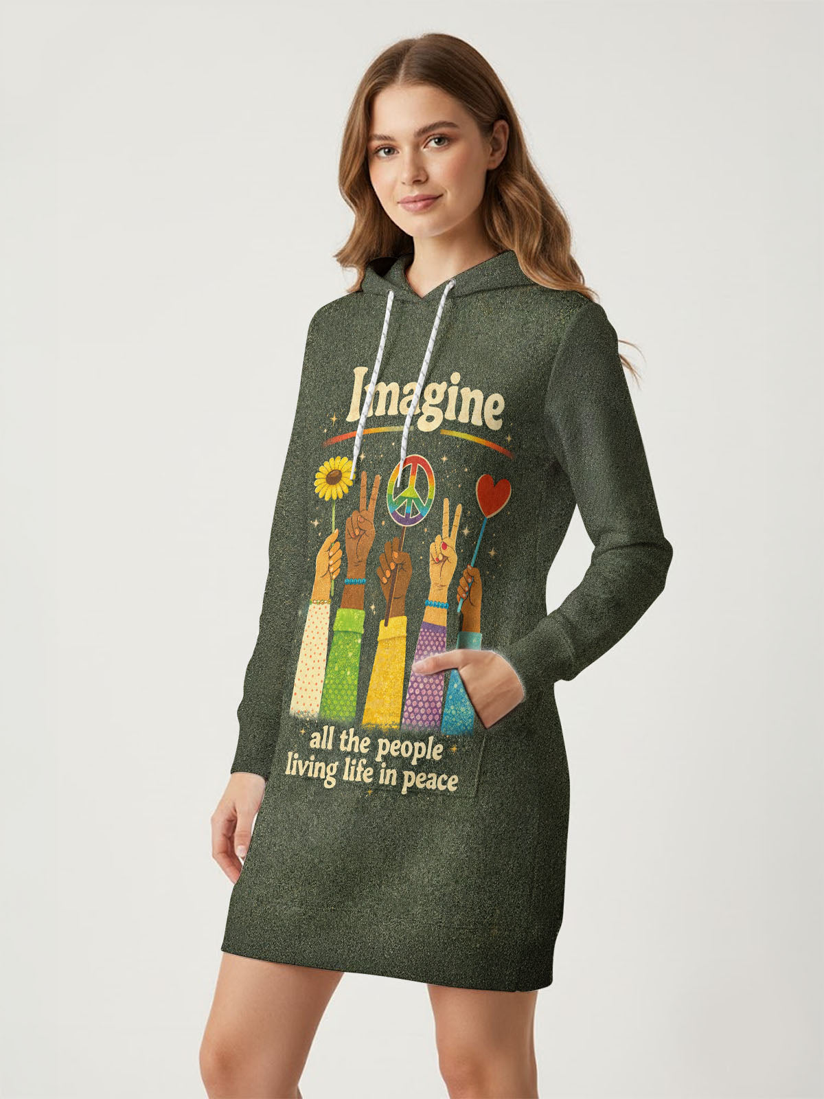 "Fork" Hoodie Dress