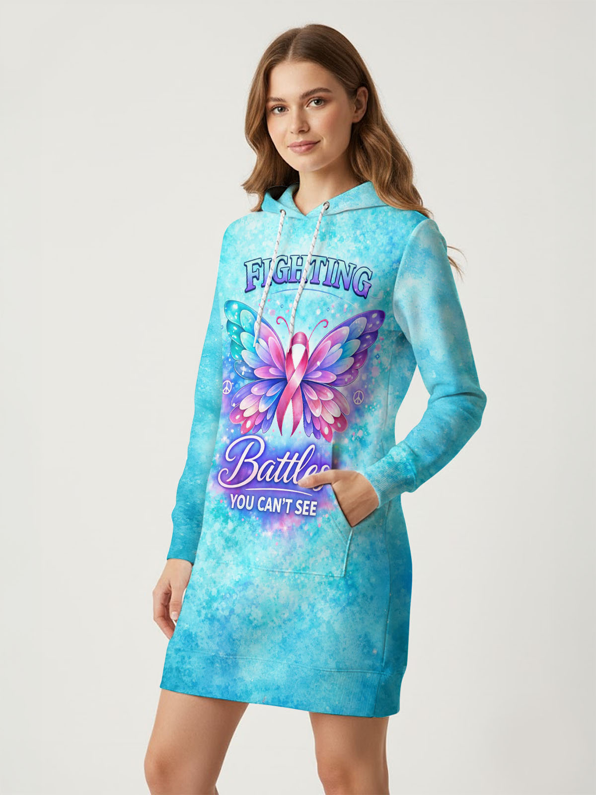 "Brave" Hoodie Dress