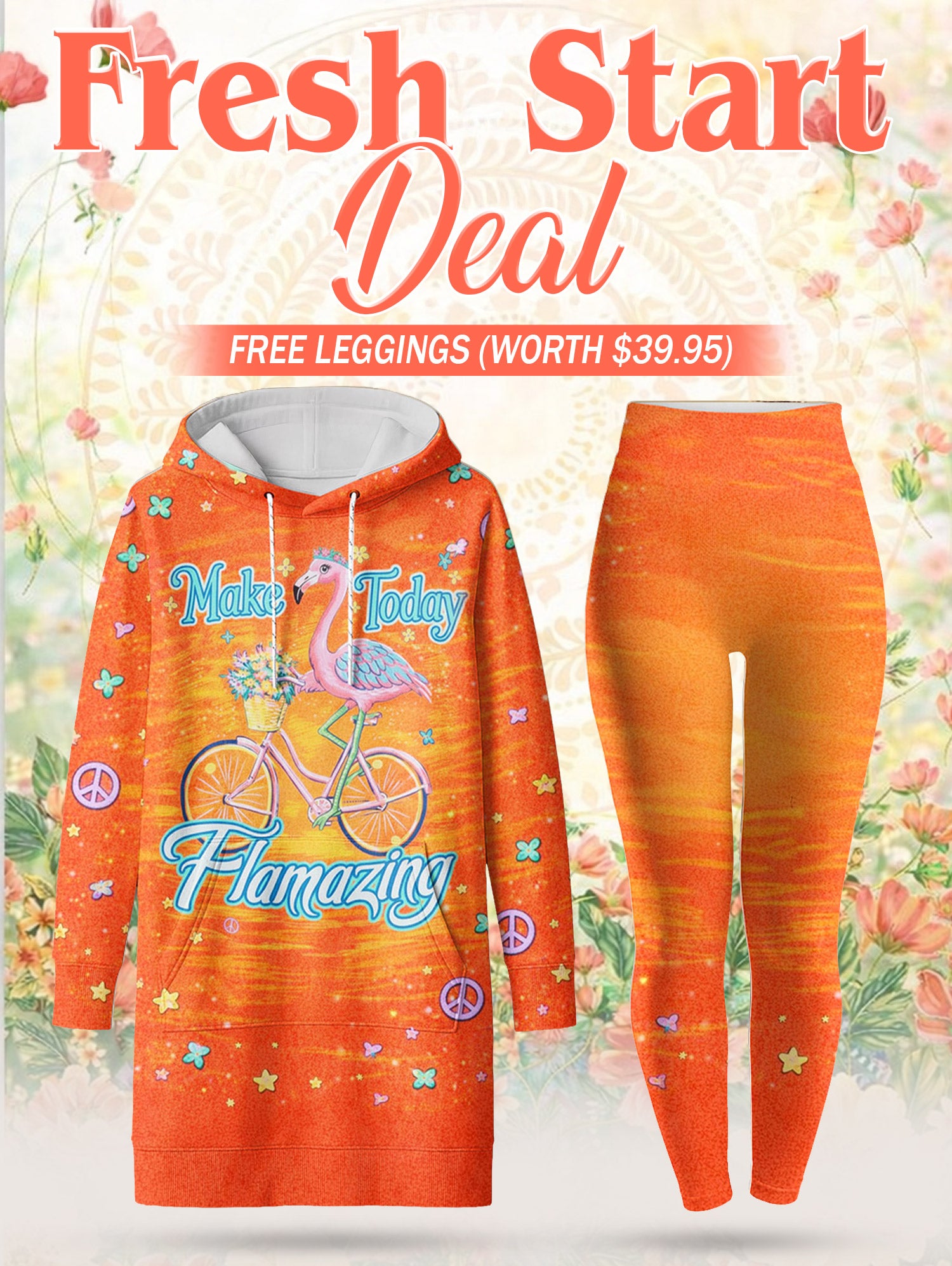 "Zesty" Hoodie Dress & Leggings Deal