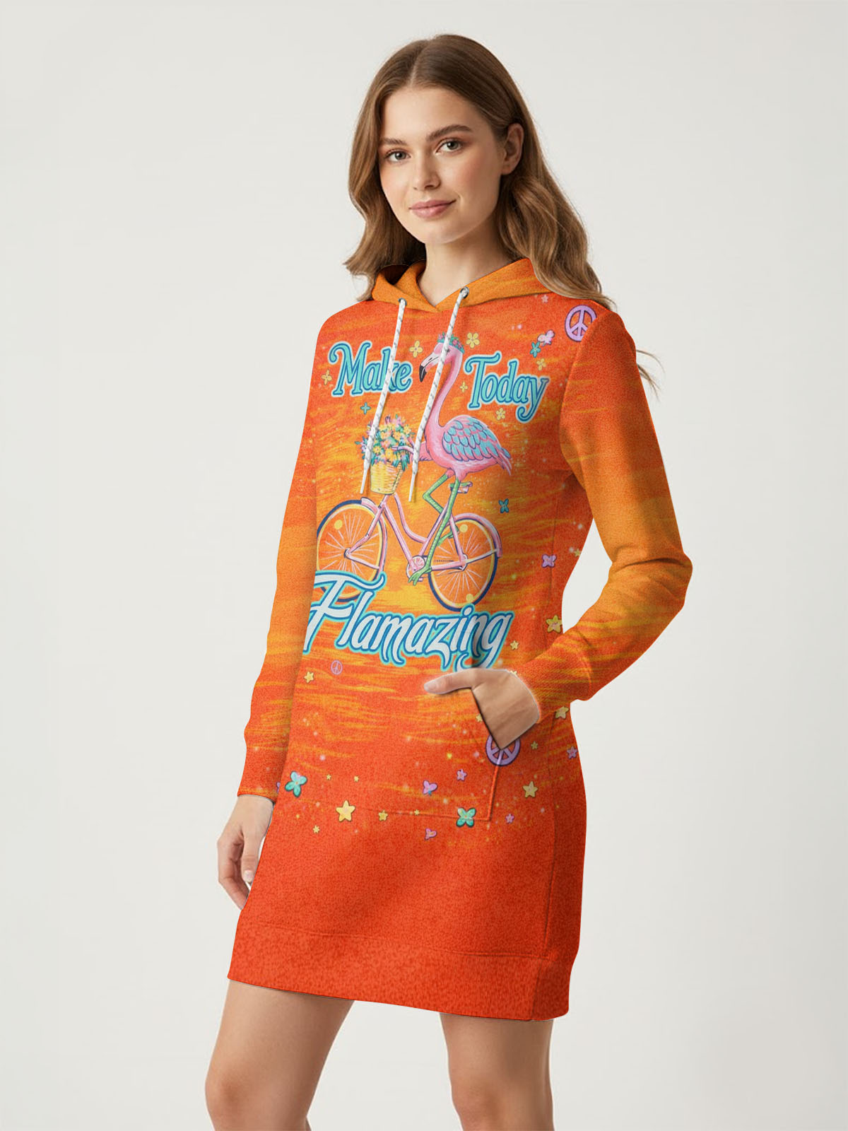 "Zesty" Hoodie Dress
