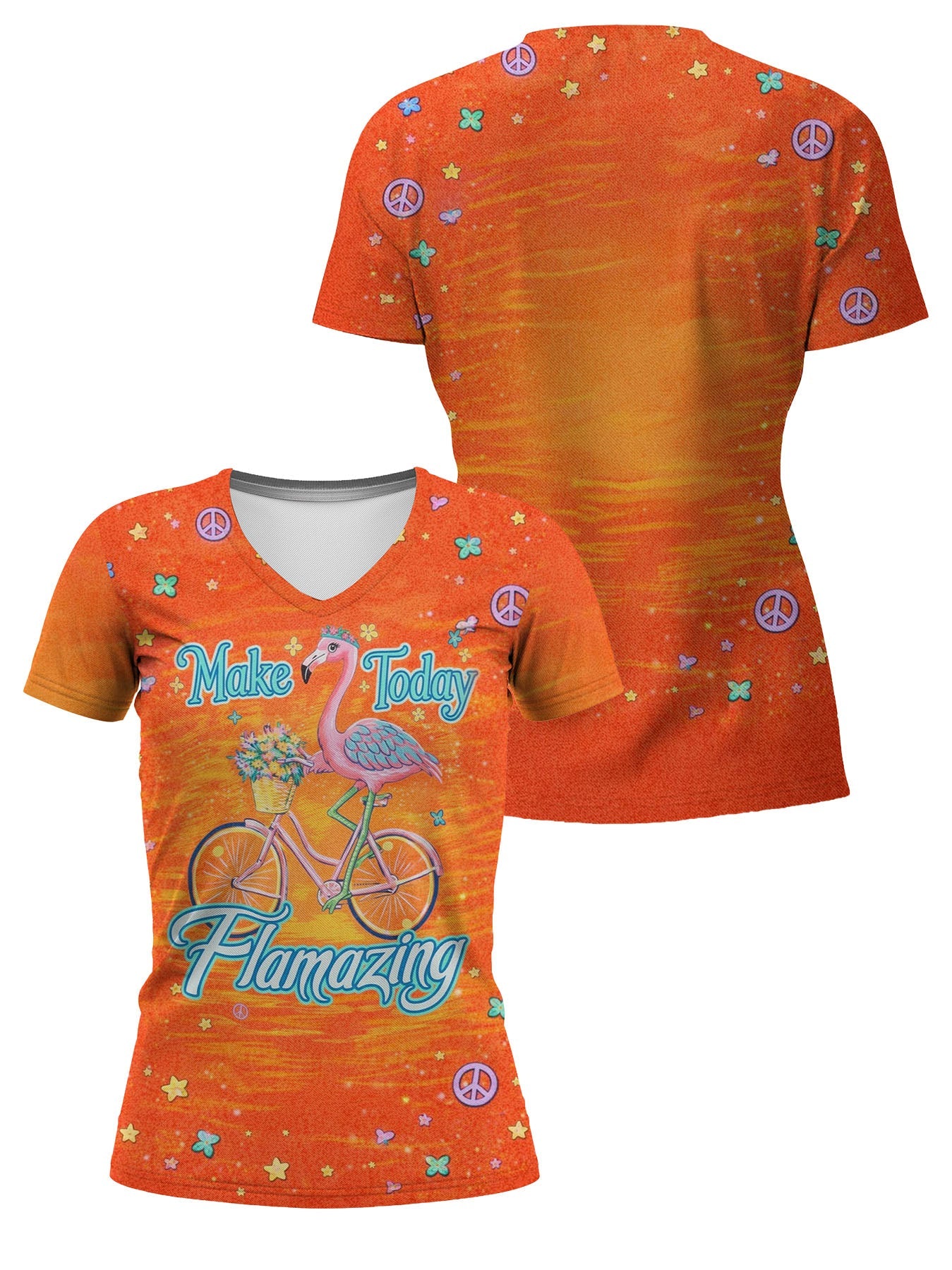 "Zesty" V-Neck T-Shirt
