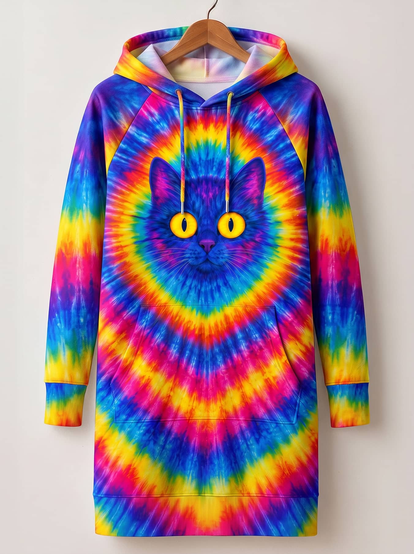 "RIPPLE" Hoodie Dress