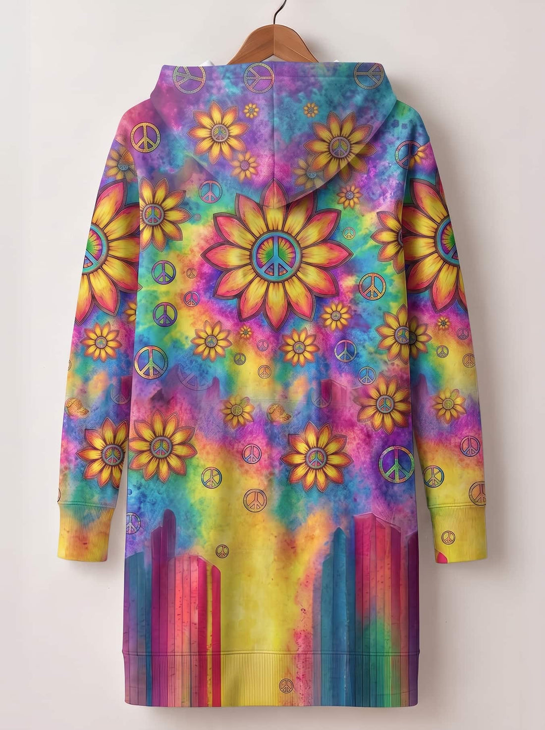 "POUR" Hoodie Dress