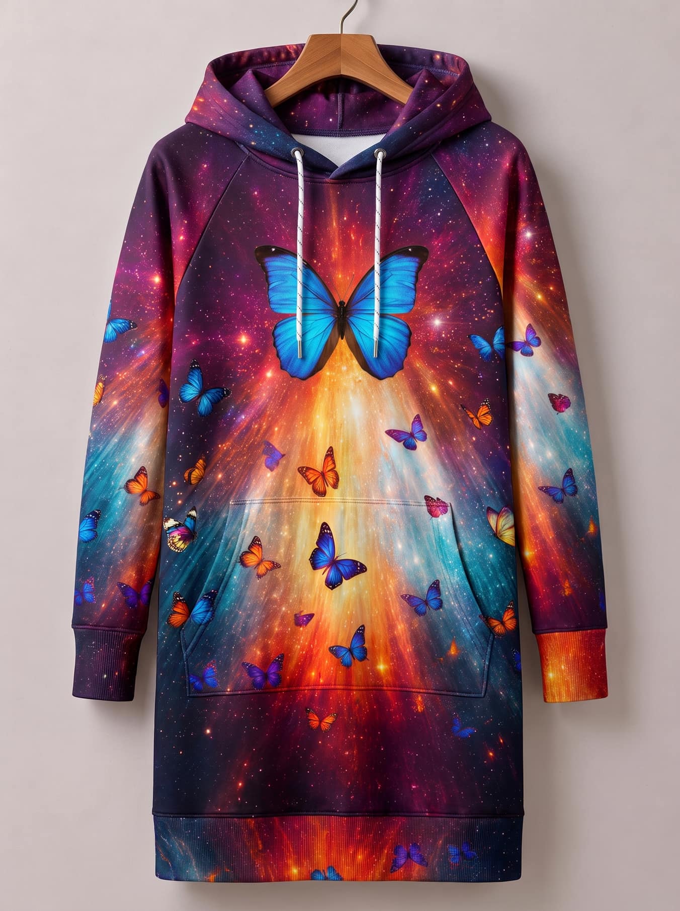 "AURORA" Hoodie Dress