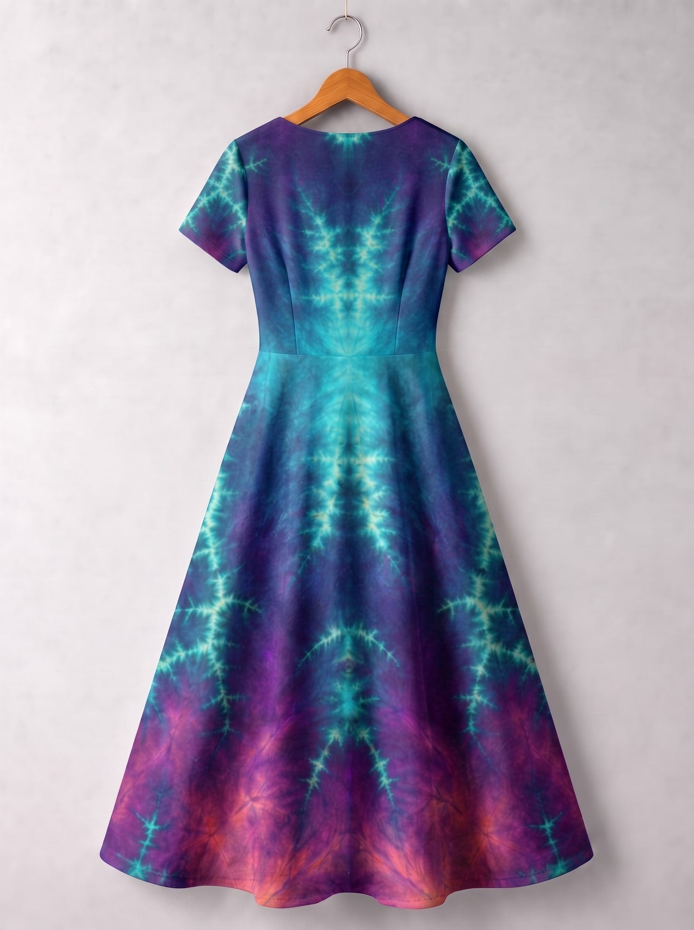 "FROST" Short Sleeve Maxi Dress