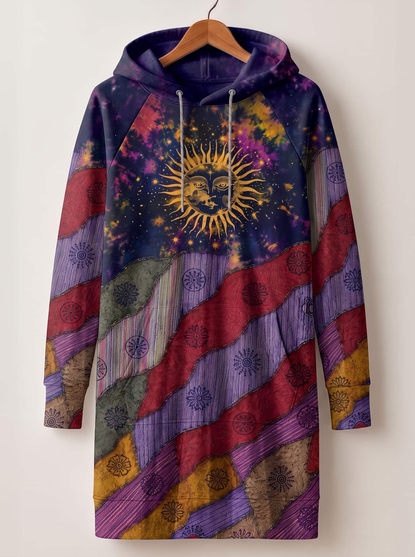 "CARAVAN" Hoodie Dress