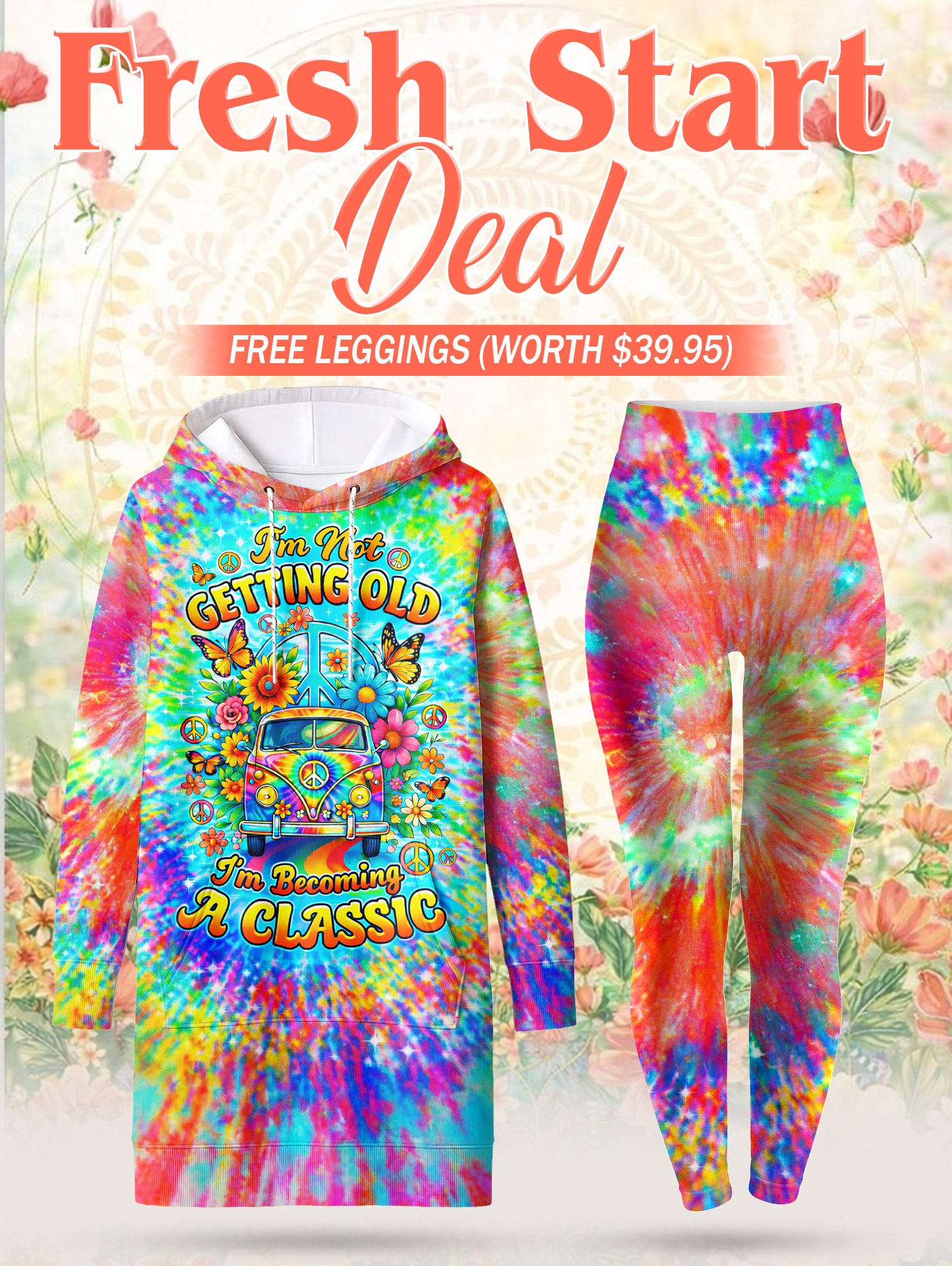 "Mint" Hoodie Dress & Leggings Deal