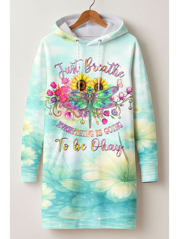 "Exhale" Hoodie Dress