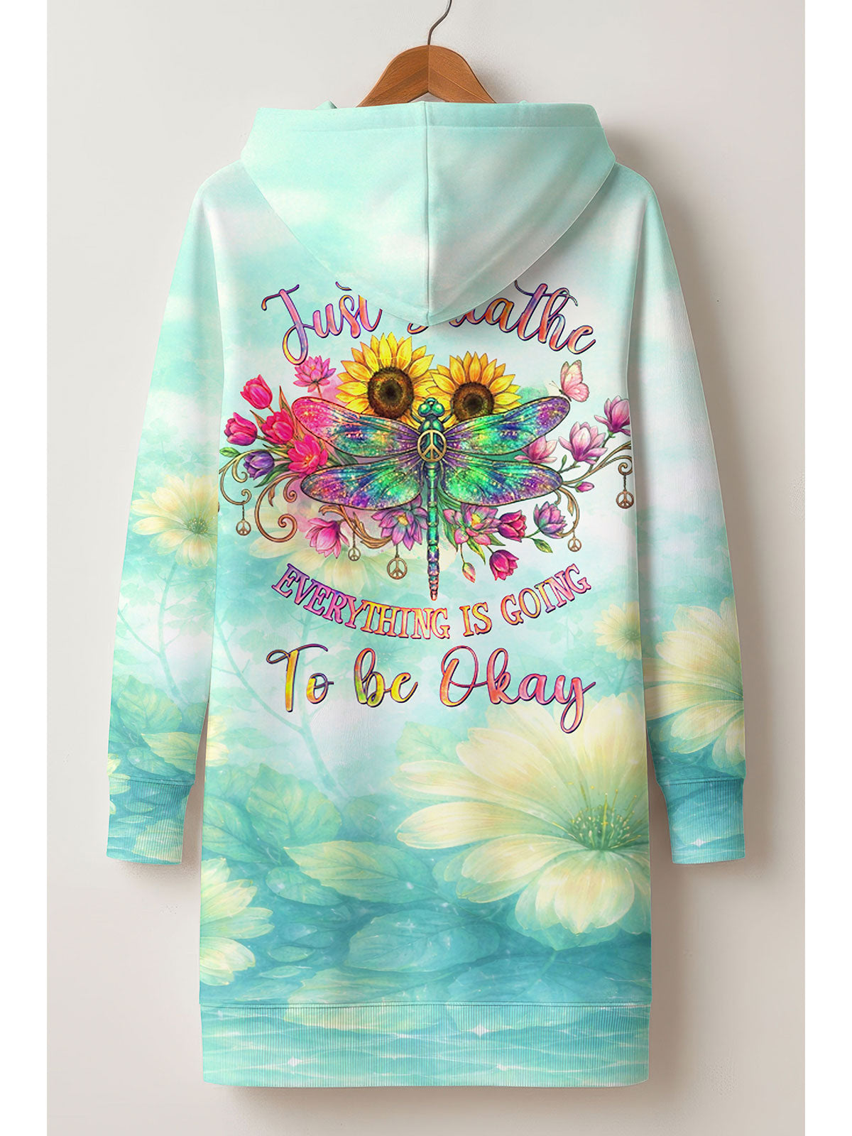 "Exhale" Hoodie Dress