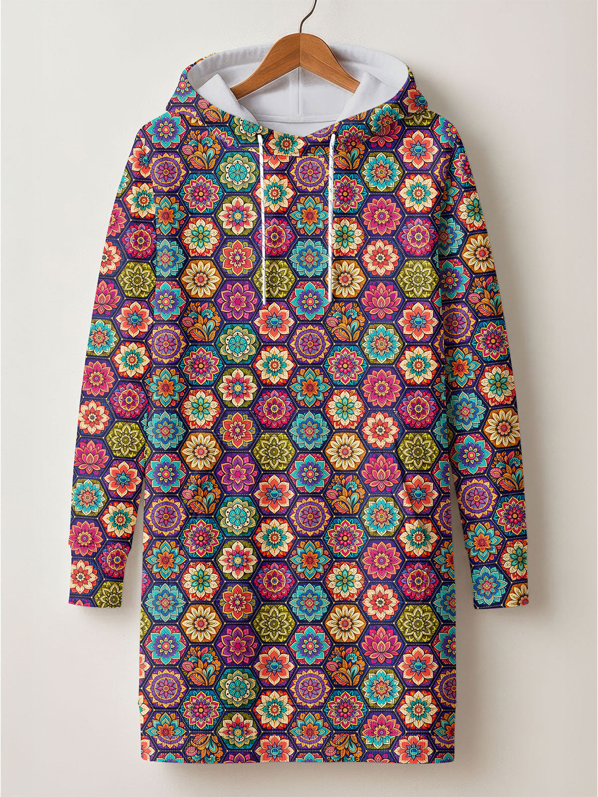 "Flower" Hoodie Dress