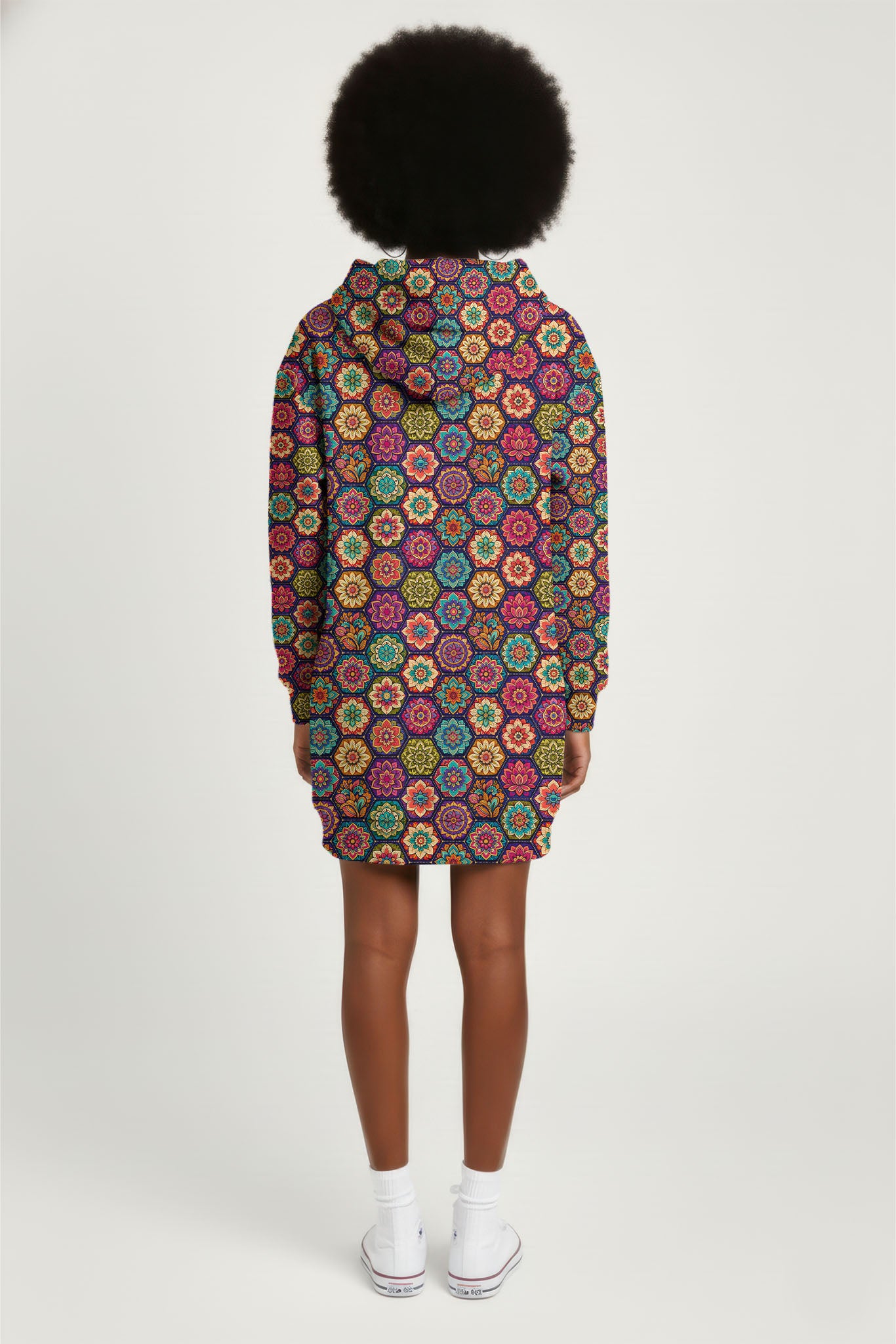 "Flower" Hoodie Dress