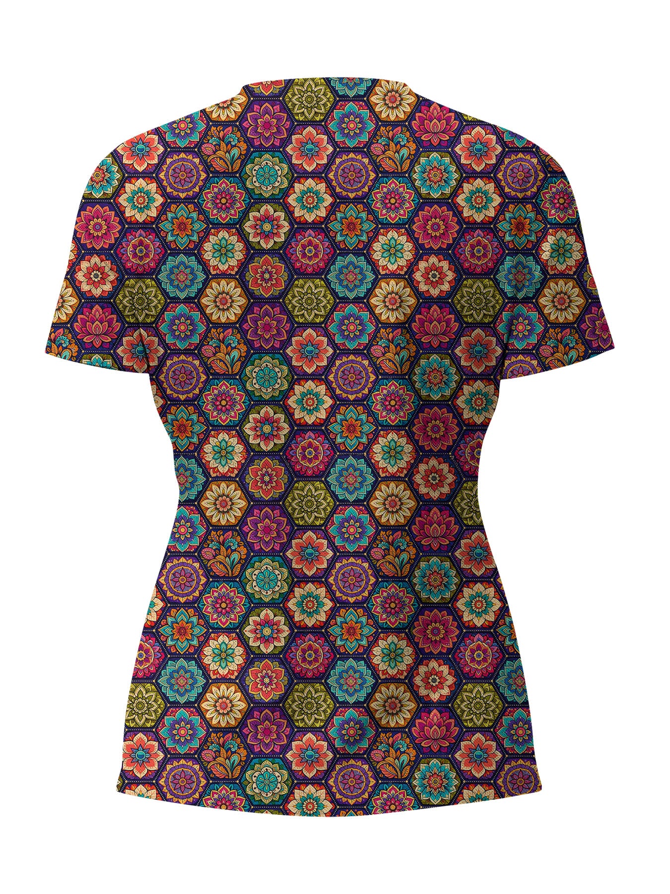 "Flower" V-Neck T-Shirt