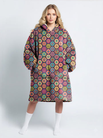 "Flower" Blanket Hoodie