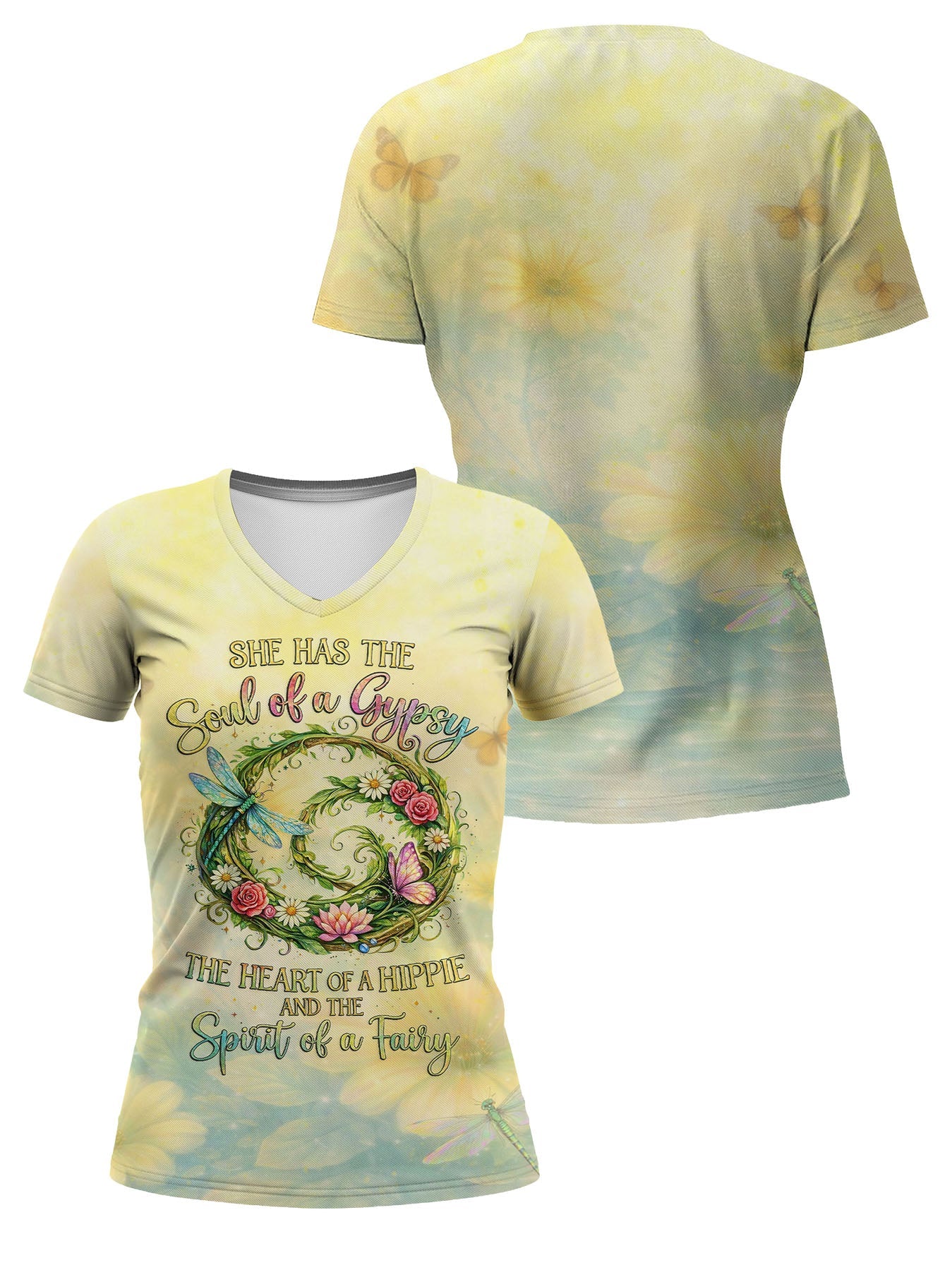 "Sprite" V-Neck T-Shirt