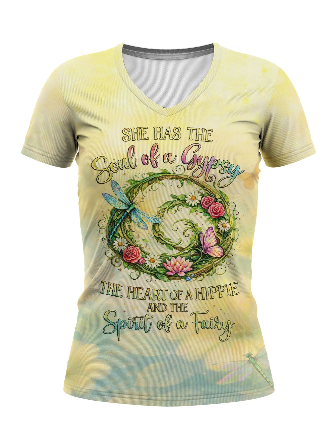 "Sprite" V-Neck T-Shirt