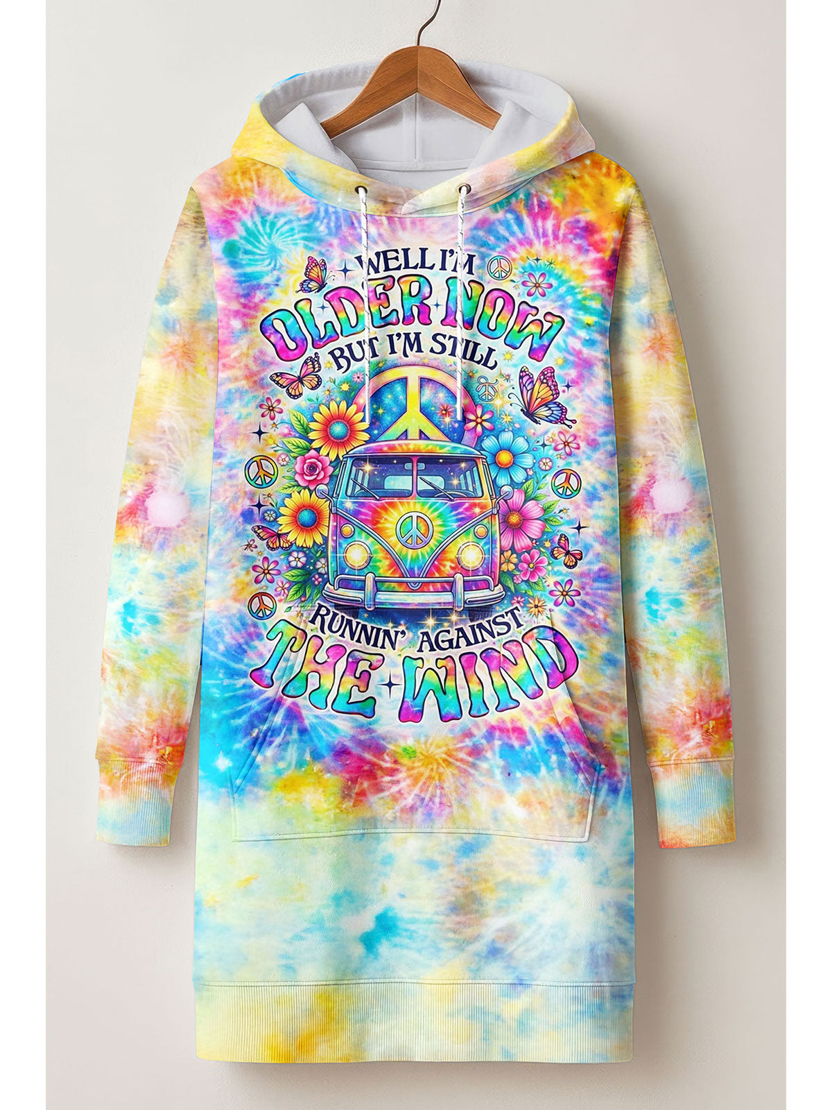 "Burst" Hoodie Dress