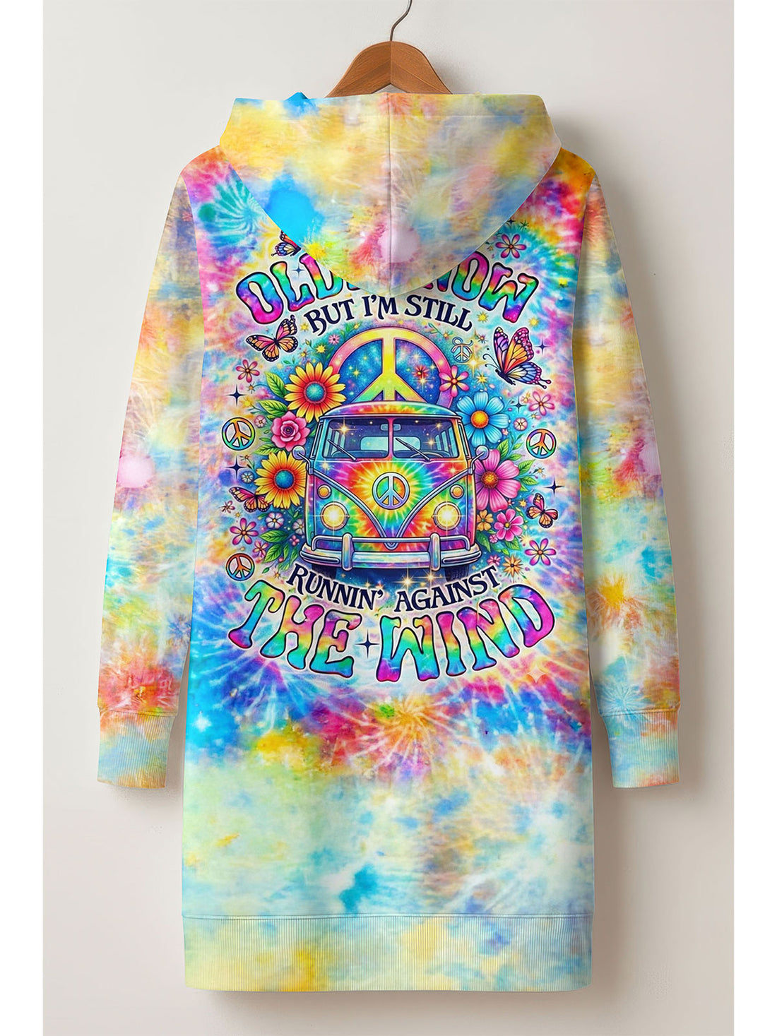 "Burst" Hoodie Dress