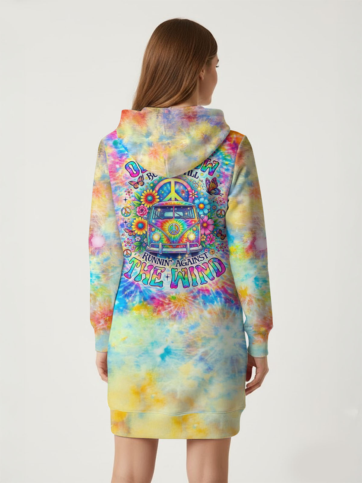 "Burst" Hoodie Dress
