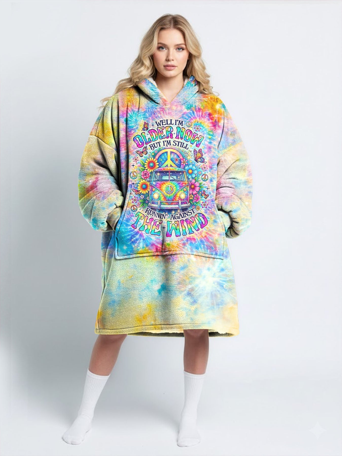 "Burst" Blanket Hoodie