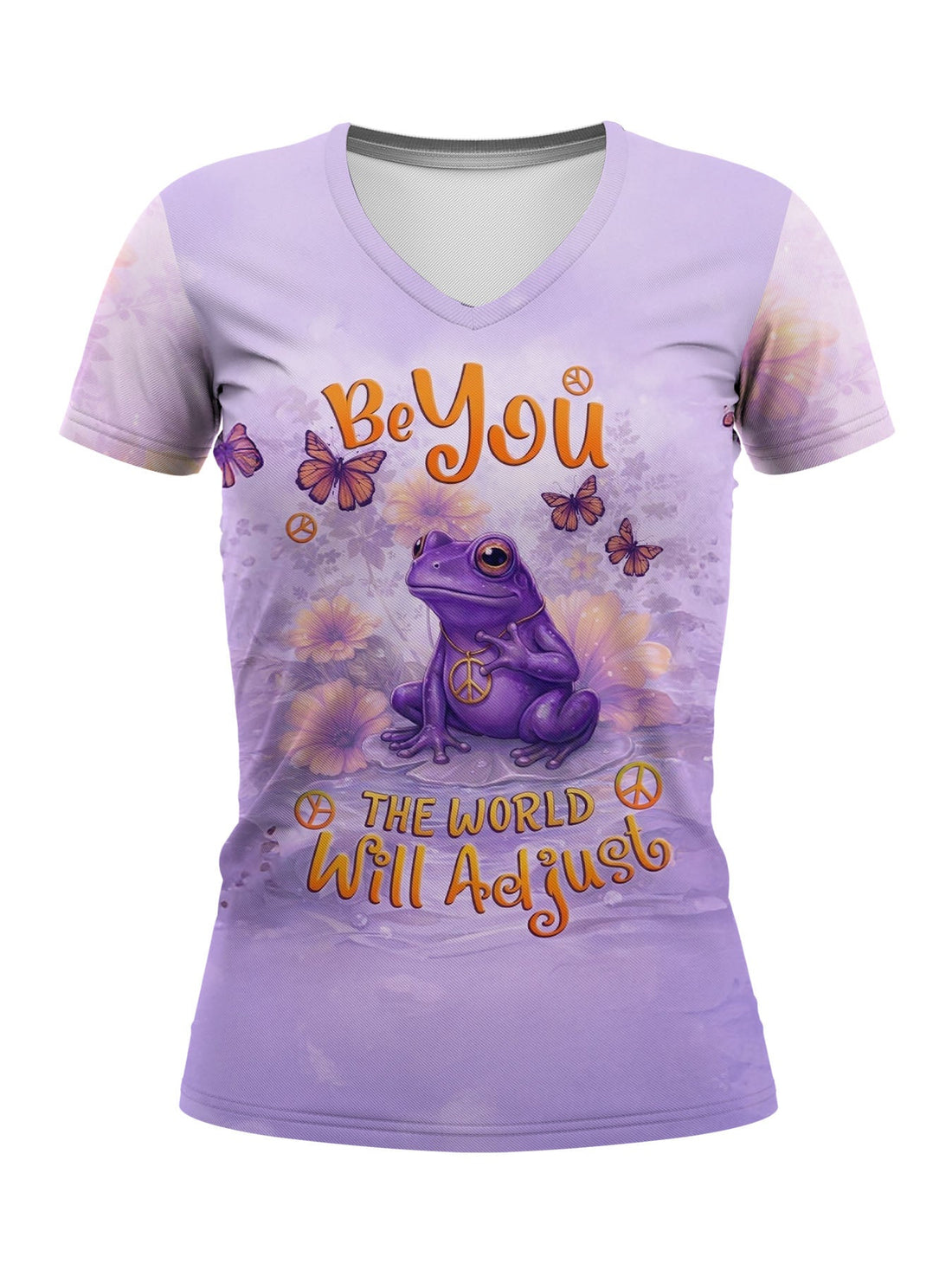 "Quirk" V-Neck T-Shirt