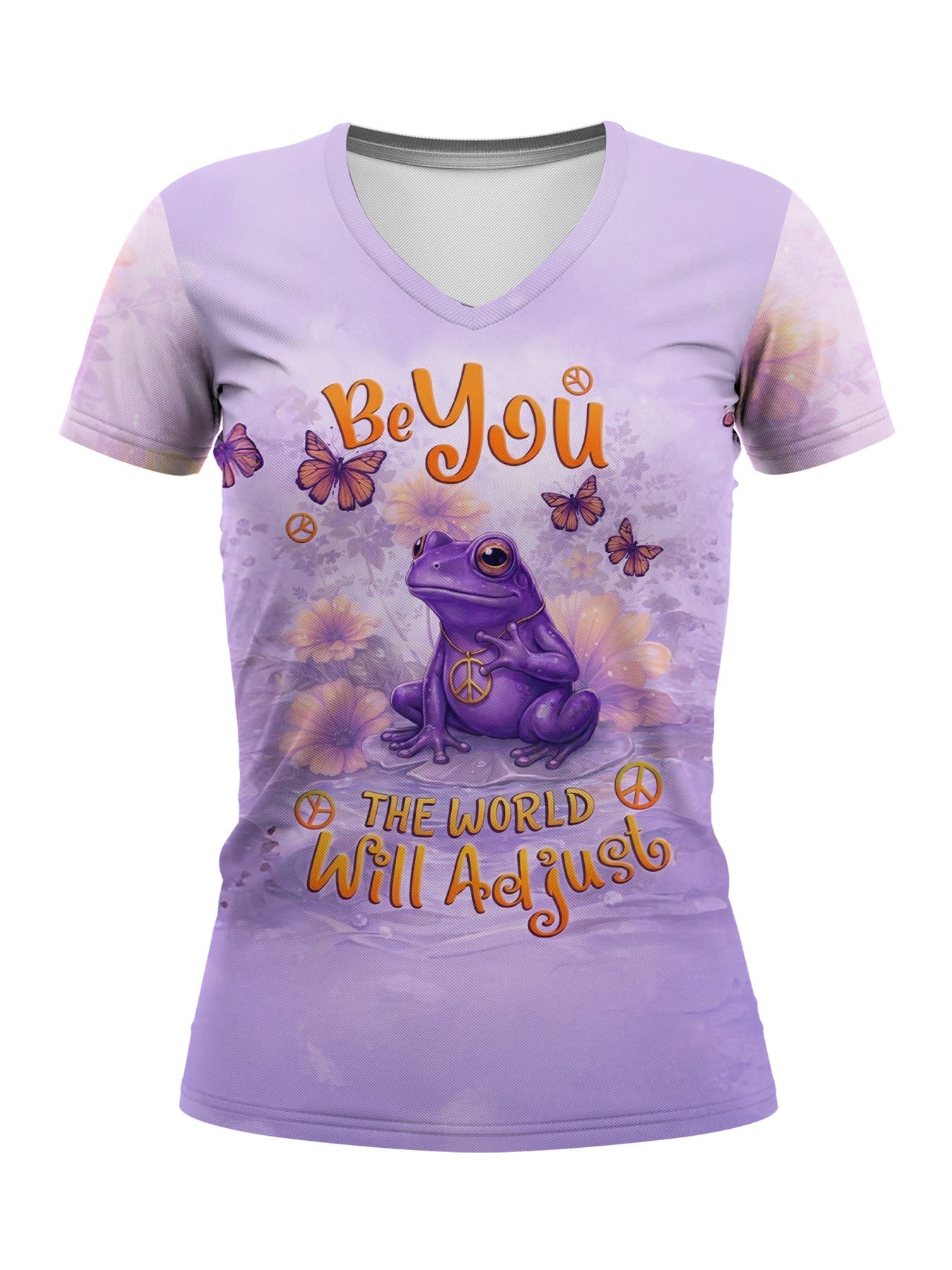"Quirk" V-Neck T-Shirt