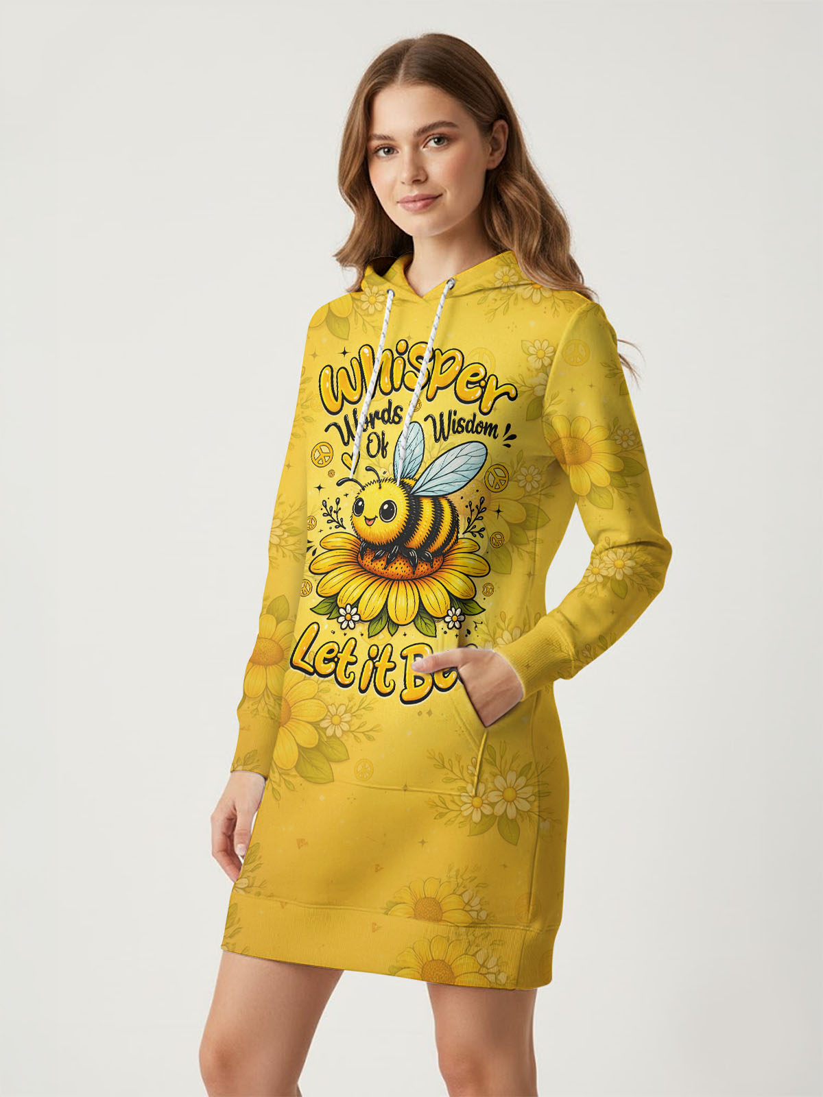 "Honey" Hoodie Dress