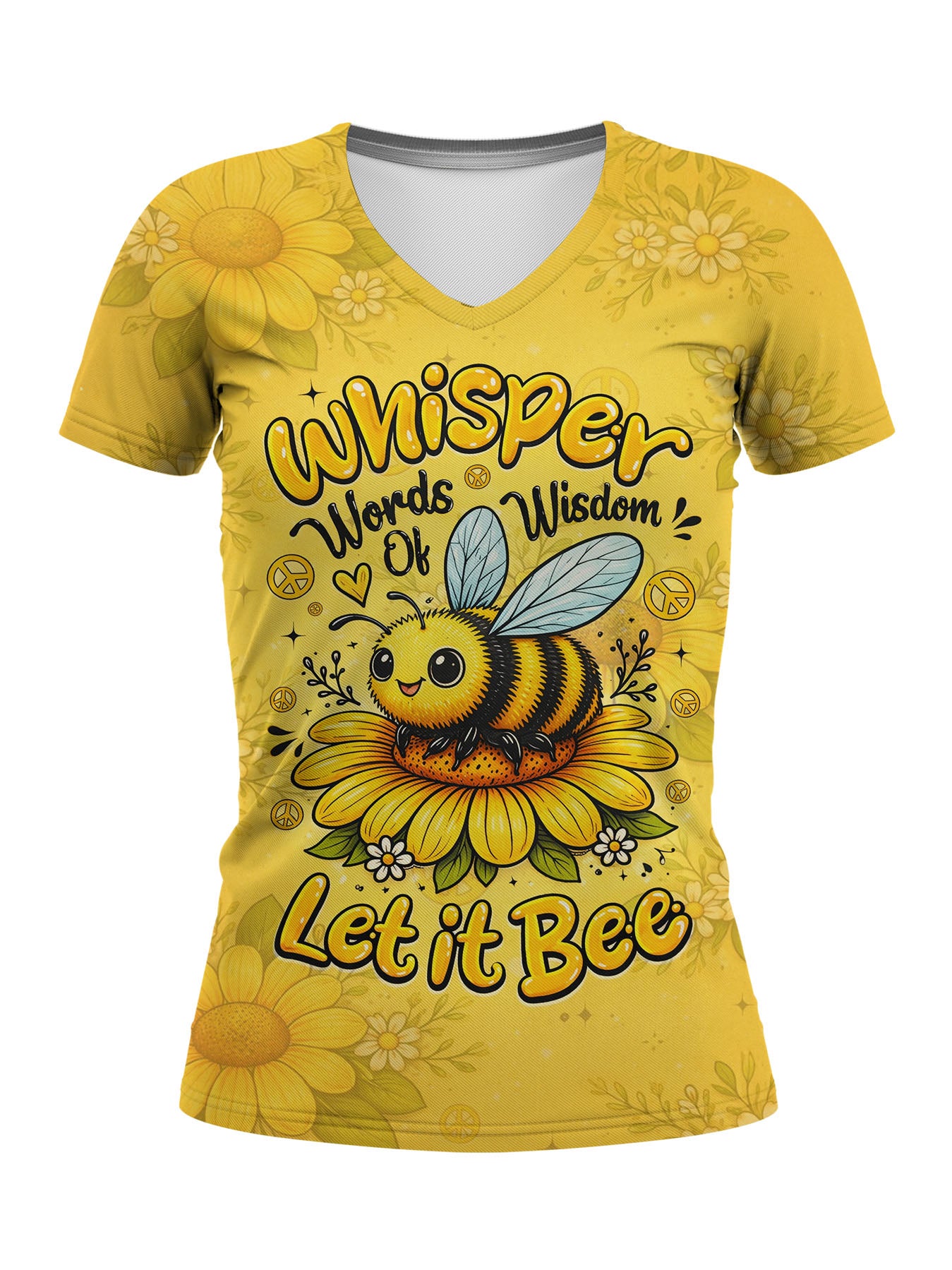 "Honey" V-Neck T-Shirt