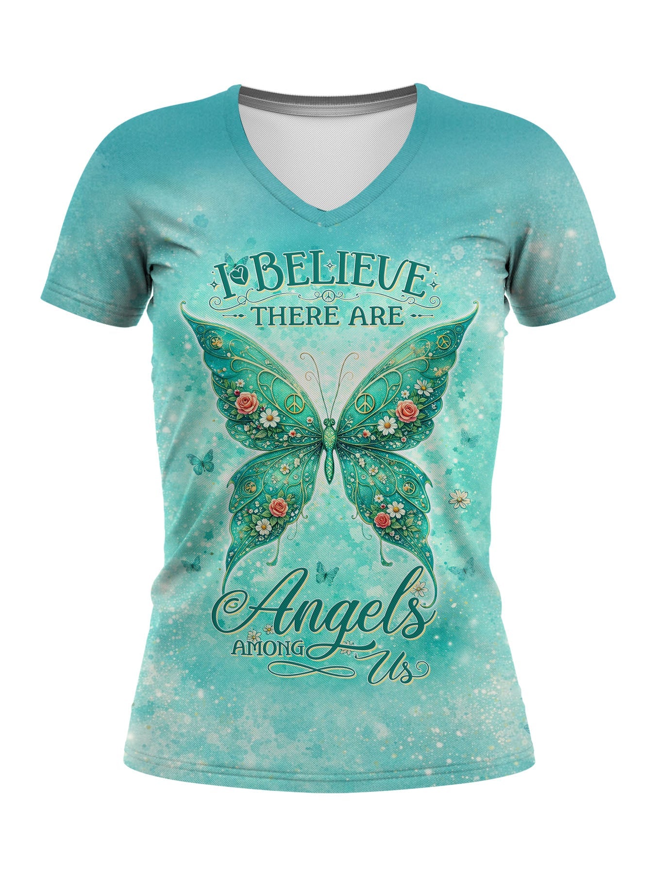 "Wisp" V-Neck T-Shirt