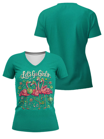 "Flocka" V-Neck T-Shirt