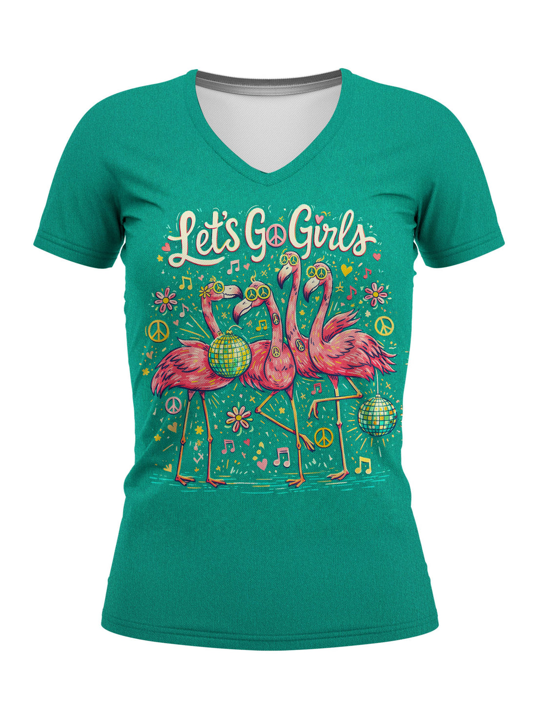 "Flocka" V-Neck T-Shirt